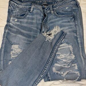 American eagle skinny leg next level stretch, size 14